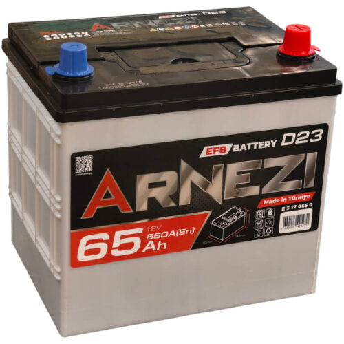 Аккумулятор Arnezi Asia EFB 65 А/ч 560 А обратной полярности