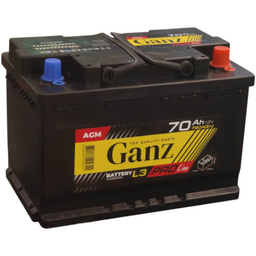 Аккумулятор GANZ AGM 70 А/ч 720 А обратной полярности