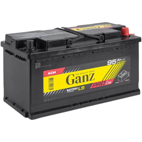 Аккумулятор GANZ AGM 95 А/ч 850 А обратной полярности