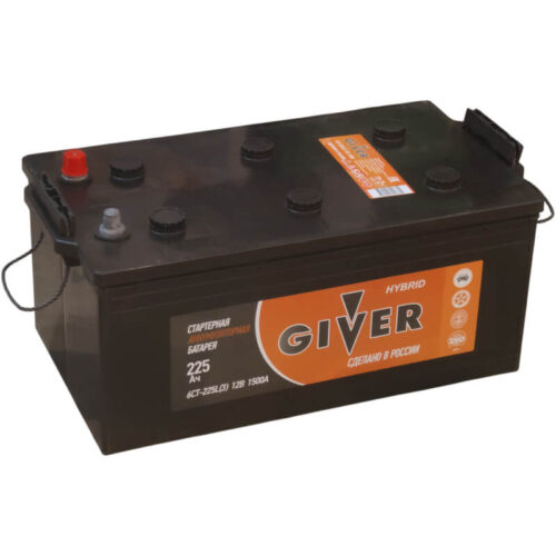 Аккумулятор Giver 6 СТ 225 А/ч 1500 А обратной полярности