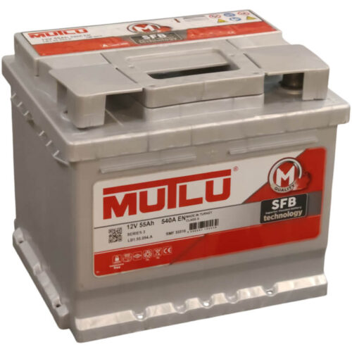 Аккумулятор Mutlu SFB.3 55 А/ч низкий 540 А обратной полярности