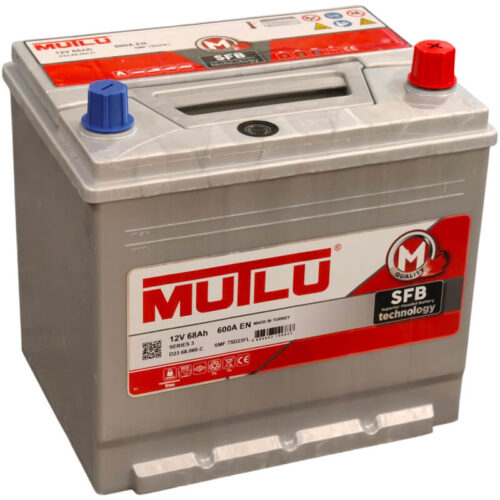 Аккумулятор Mutlu SFB.3 Asia 68 А/ч 600 А обратной полярности