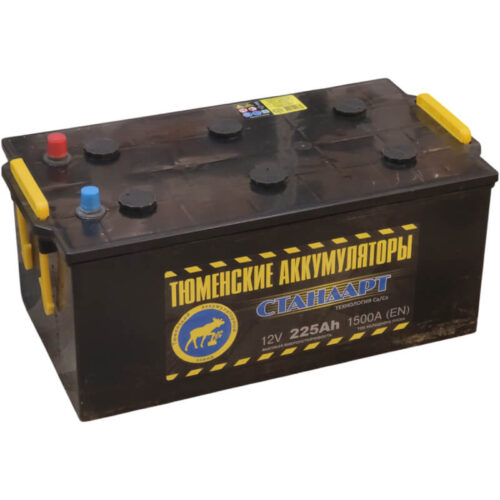 Тюменский аккумулятор (Стандарт) 225 А/ч 1500 А обратной полярности