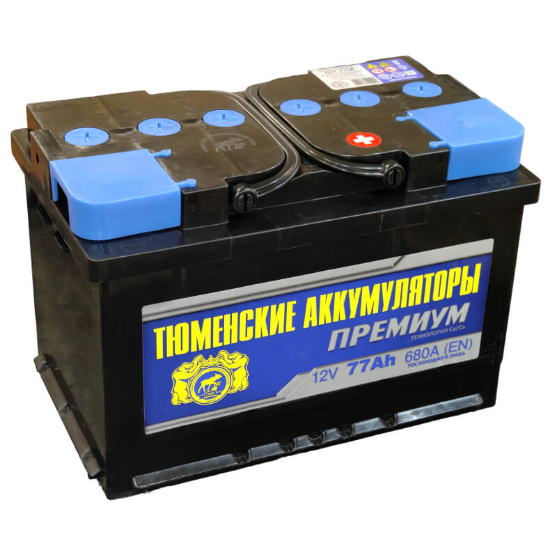 Тюменский аккумулятор (Премиум) 77 А/ч 680 А обратной полярности
