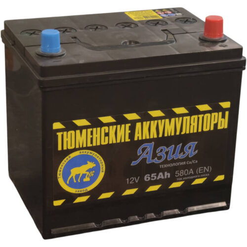 Тюменский аккумулятор (Азия) 65 А/ч 580 А обратной полярности