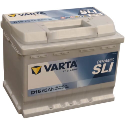 Аккумулятор Varta Silver Dynamic D15 63 А/ч 610 А обратной полярности