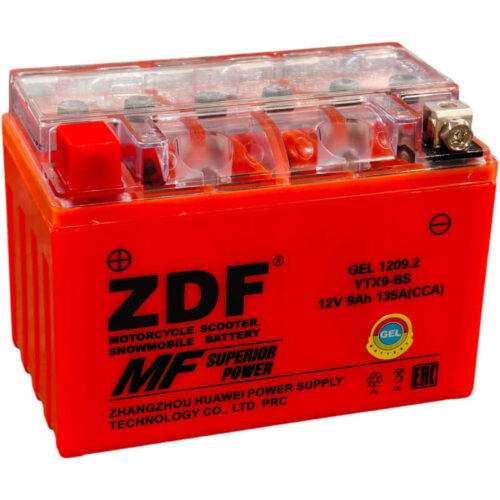 ZDF Moto Battery GEL 1209.2 12 V 9 А/ч 135 А прямой полярности