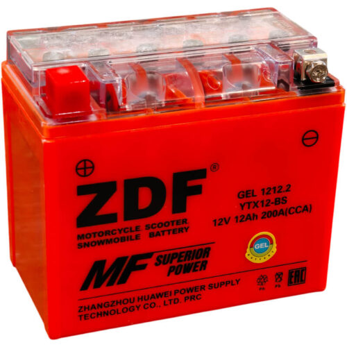 ZDF Moto Battery GEL 1212.2 12 V 12 А/ч 200А прямой полярности