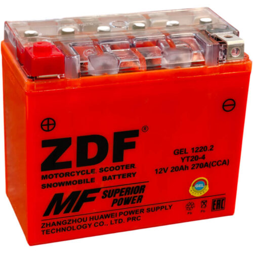 ZDF Moto Battery GEL 1220.2 12 V 20 А/ч 270 А прямой полярности