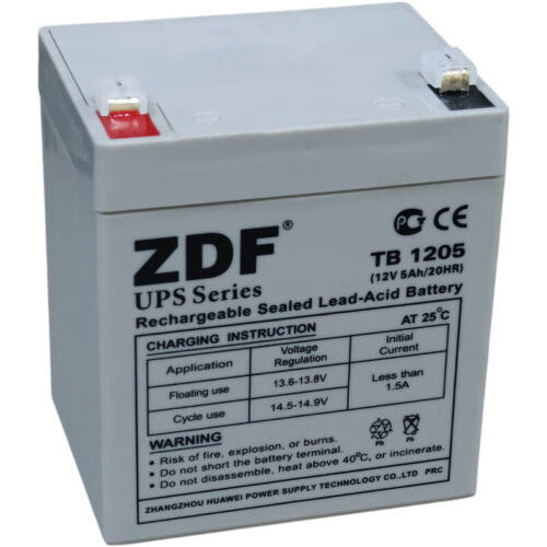 ZDF TB1205 тяговая 12 V 5 А/ч прямой полярности