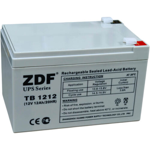 ZDF TB1212 тяговая 12 V 12 А/ч прямой полярности