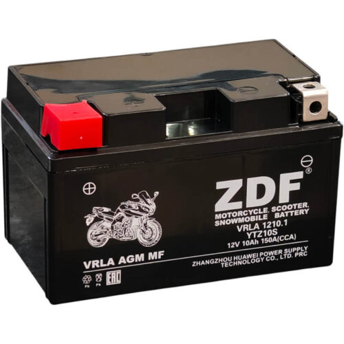 ZDF Moto Battery VRLA 1210.1 12 V 10 А/ч 150 A прямой полярности