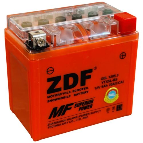 ZDF Moto Battery GEL 1205.3 12 V 5 А/ч 70А обратной полярности